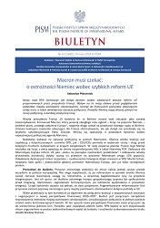 Macron musi czekać: o ostrożności Niemiec wobec szybkich reform UE