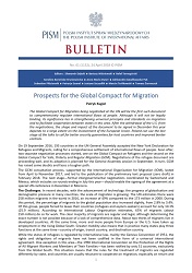 Prospects for the Global Compact for Migration