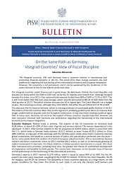 On the Same Path as Germany: Visegrad Countries’ View of Fiscal Discipline