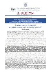 Strategia negocjacyjna Węgier w sprawie budżetu Unii Europejskiej po 2020 r.