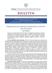 Przygotowania do wyborów prezydenckich na Ukrainie: plan Poroszenki