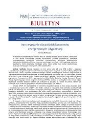 Iran: A Challenge for Polish Diplomacy and Energy Companies