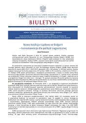 Nowa koalicja rządowa w Bułgarii – konsekwencje dla polityki zagranicznej