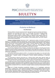 Protesty na Białorusi