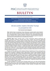 Ukraina wobec wyboru Donalda Trumpa na prezydenta USA