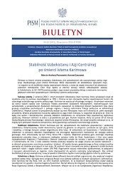 Stabilność Uzbekistanu i Azji Centralnej po śmierci Isłama Karimowa
