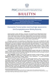 Stanowisko Francji wobec ewentualnego opuszczenia Unii Europejskiej przez Wielką Brytanię