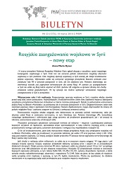 Rosyjskie zaangażowanie wojskowe w Syrii – nowy etap