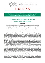 Political Consequences of the Parliamentary Elections in Slovakia Cover Image