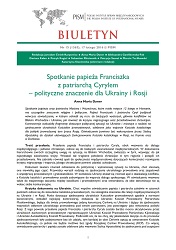 The Meeting between Pope Francis and Patriarch Kirill, and Its Political Significance for Ukraine and Russia