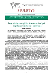 Trzy miesiące rosyjskiej interwencji w Syrii – implikacje wojskowe i polityczne