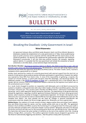 Breaking the Deadlock: Unity Government in Israel