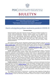 Revision of British Policy on Halting COVID-19