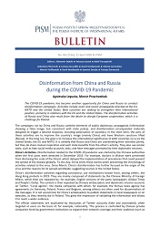Disinformation from China and Russia during the COVID-19 Pandemic