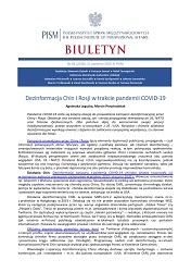 Disinformation from China and Russia during the COVID-19 Pandemic Cover Image
