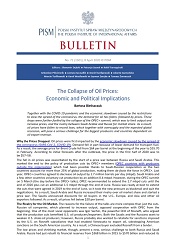 The Collapse of Oil Prices: Economic and Political Implications Cover Image