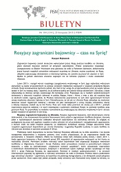 Rosyjscy zagraniczni bojownicy – czas na Syrię?