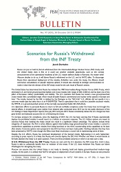 Scenarios for Russia’s Withdrawal from the INF Treaty