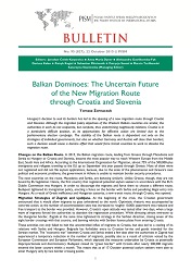 Balkan Dominoes: The Uncertain Future of the New Migration Route through Croatia and Slovenia