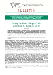 Pushing the Limits of Algeria’s Gas Exports to the European Union