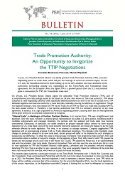 Trade Promotion Authority: An Opportunity to Invigorate the TTIP Negotiations Cover Image