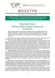 Zamrozić Grexit. Niemcy wobec kryzysu strefy euro