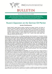 Russia’s Expansion on the German Oil Market Cover Image