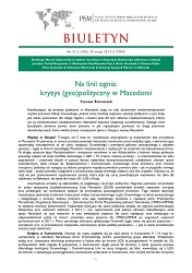 Na linii ognia: kryzys (geo)polityczny w Macedonii