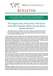 The Fragile Unity of the Union: The Future of the EU’s Sanctions Policy towards Russia Cover Image