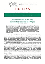 Jak zreformować unijne misje sektora bezpieczeństwa w Afryce