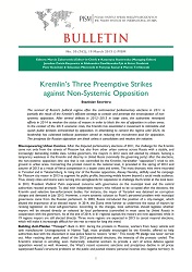 Kremlin’s Three Preemptive Strikes against Non-Systemic Opposition