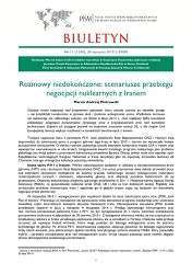 Rozmowy niedokończone: scenariusze przebiegu negocjacji nuklearnych z Iranem