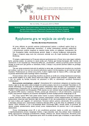 Ryzykowna gra w wyjście ze strefy euro