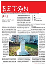 BETON - Kulturno propagandni komplet br. 179, god. XII, Beograd, utorak, 17. januar 2017.