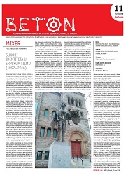 CONCRETE - Cultural propaganda set no. 184, yr. XII, Belgrade, Tuesday, June 20, 2017 Cover Image