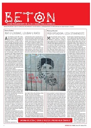 CONCRETE - Cultural propaganda set no. 164, yr. X, Belgrade, Tuesday, October 20, 2015