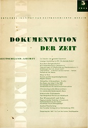 Documentation of Time 1950 / 05 Cover Image