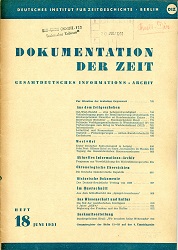 Dokumentation der Zeit 1951 / 18
