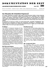 Dokumentation der Zeit 1951/20