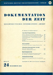 Documentation of Time 1951 / 24 Cover Image