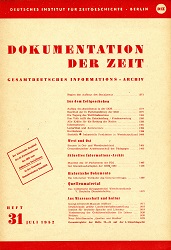 Documentation of Time 1952 / 31