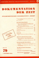 Dokumentation der Zeit 1954 / 79
