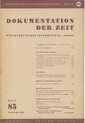 Dokumentation der Zeit 1955 / 85