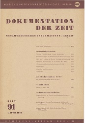 Dokumentation der Zeit 1955 / 91