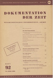 Dokumentation der Zeit 1955 / 92