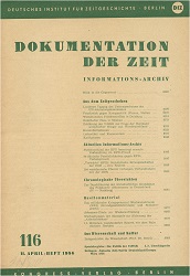 Documentation of Time 1956 / 116 Cover Image