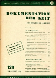 Documentation of Time 1956 / 120 Cover Image