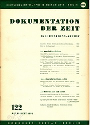 Documentation of Time 1956 / 122 Cover Image