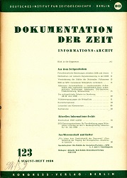 Documentation of Time 1956 / 123 Cover Image