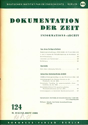 Documentation of Time 1956 / 124 Cover Image